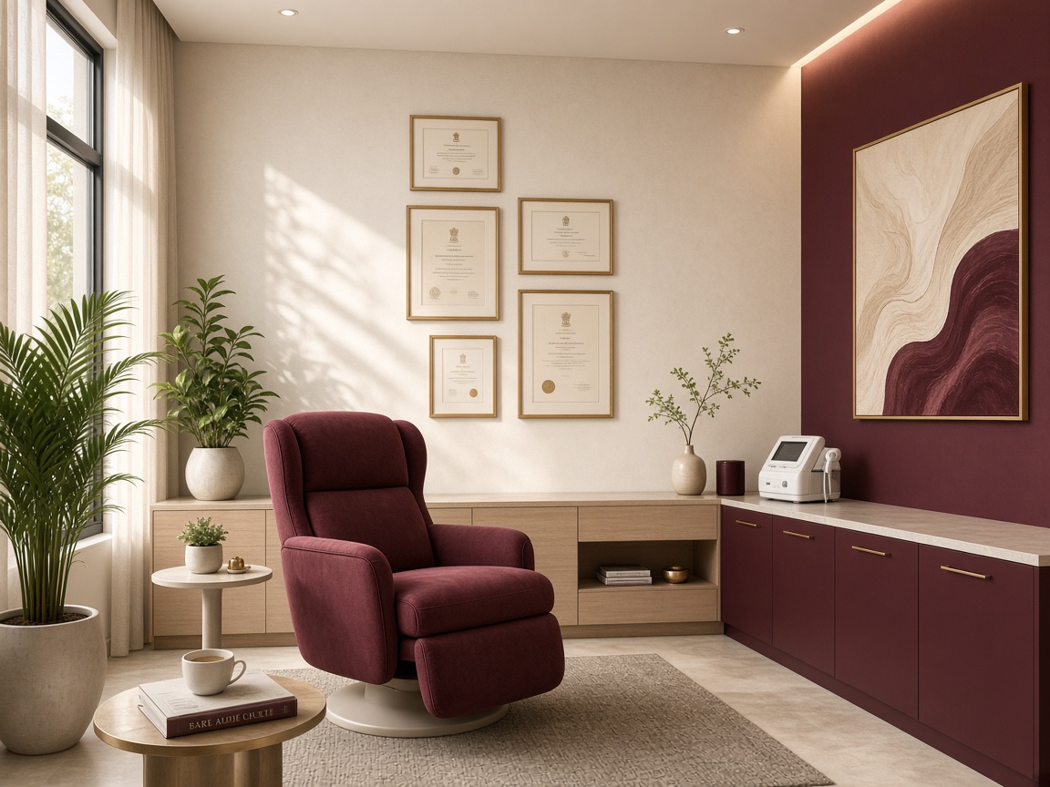 Premium consultation room at Dr. Shinde Skin Clinic